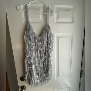 Sequin fringe mini dress. Purchased this for the Taylor Swift Eras Tour.